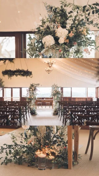 🌿 Ceremony ➡️ reception in the blink of an eye in the ✨ starlit marquee. 
💥 Our team of dreams work fast to turn this beautiful space around while your guests enjoy drinks 🥂and canapés either in the beautiful gardens 🌷 or fireside in the spacious bar. 
🌺 @hibiscusfloral 
📷 @elliemac.photography 
#barnweddingvenue #countrywedding #sustainableweddingvenue #northamptonshireweddingvenue #englishwedding #weddingvenuewithrooms #outsidewedding